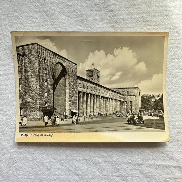 Stuttgart Hauptbahnhof Train Station in Germany Postcard - Picture 9 of 9